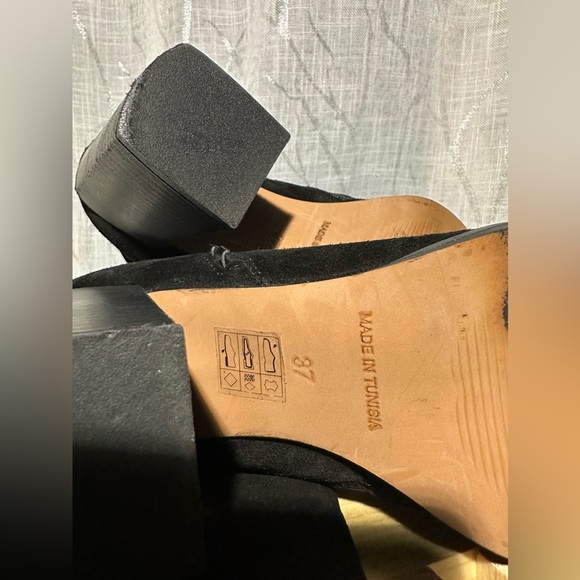 Free People Riley Whipstitch Tall Boots, 3” heel, Size 37/ 7 US EUC - Picture 8 of 12